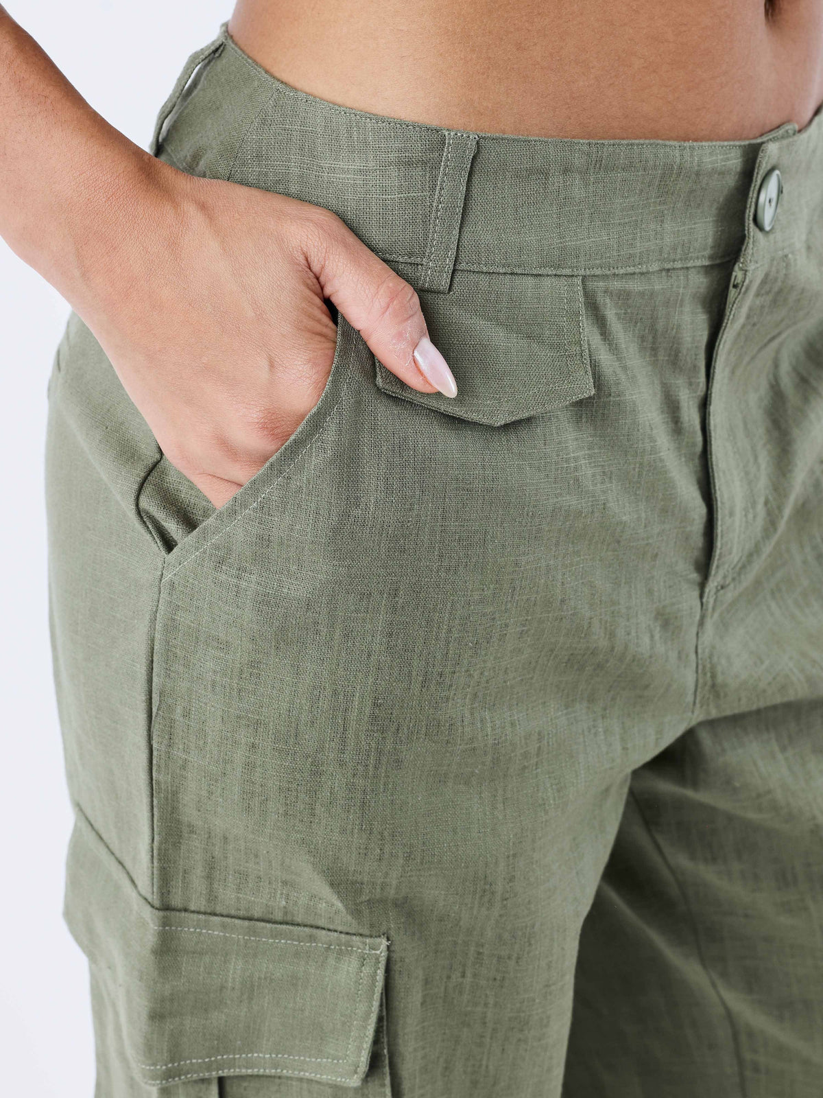 Dark Olive Coastal Pants