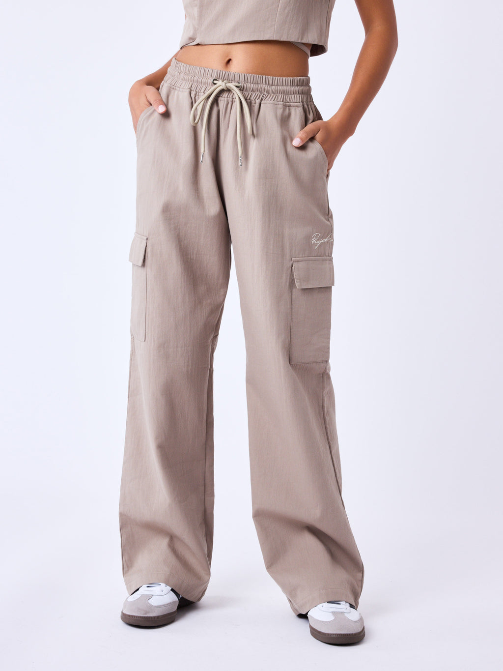Pantalón de Traje Taupe