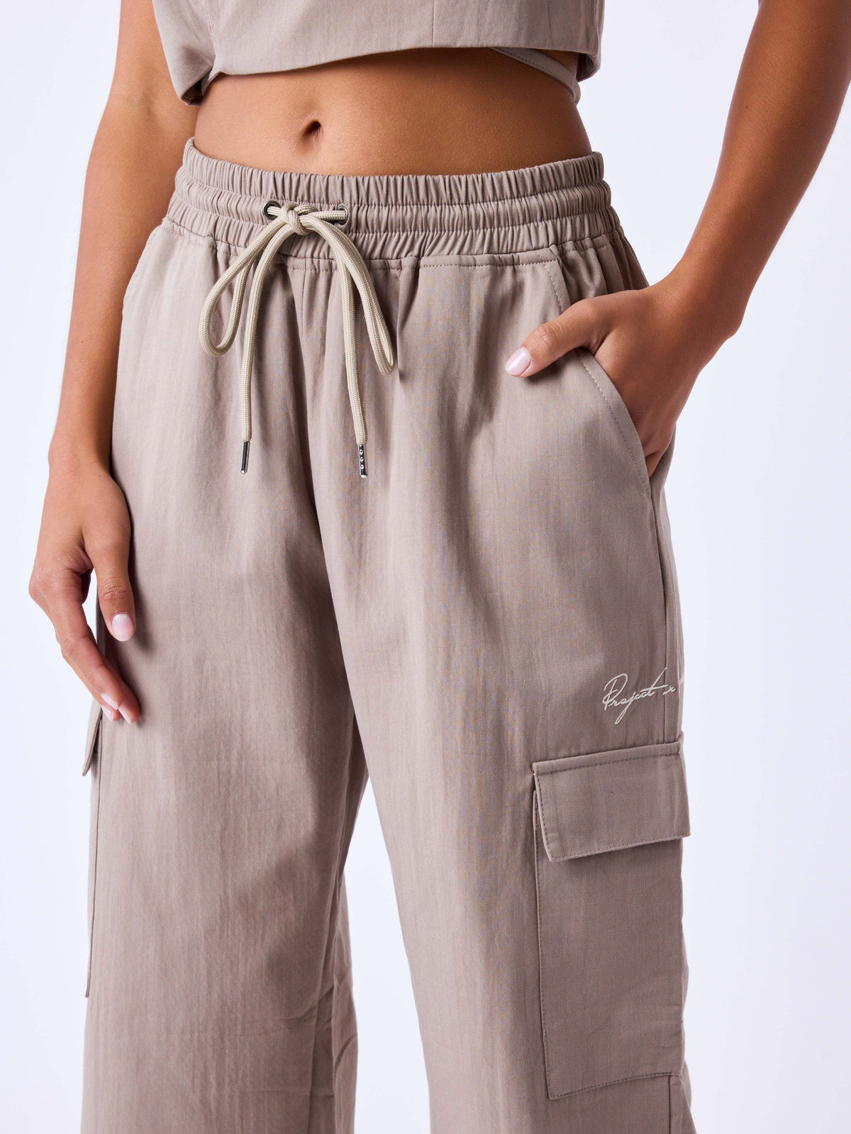Pantalón de Traje Taupe