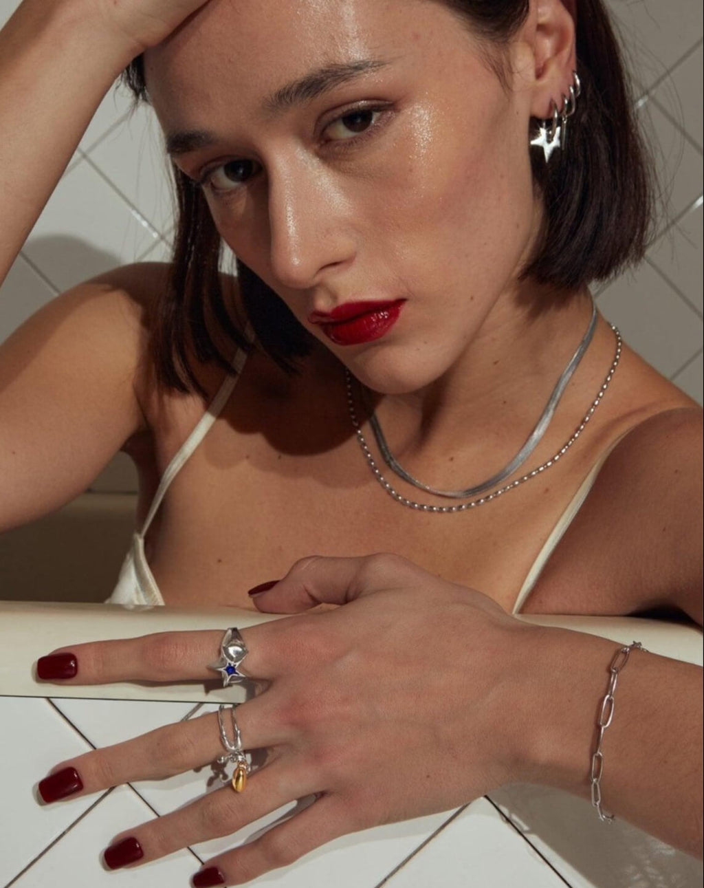 Silver Gia Chain Bracelet