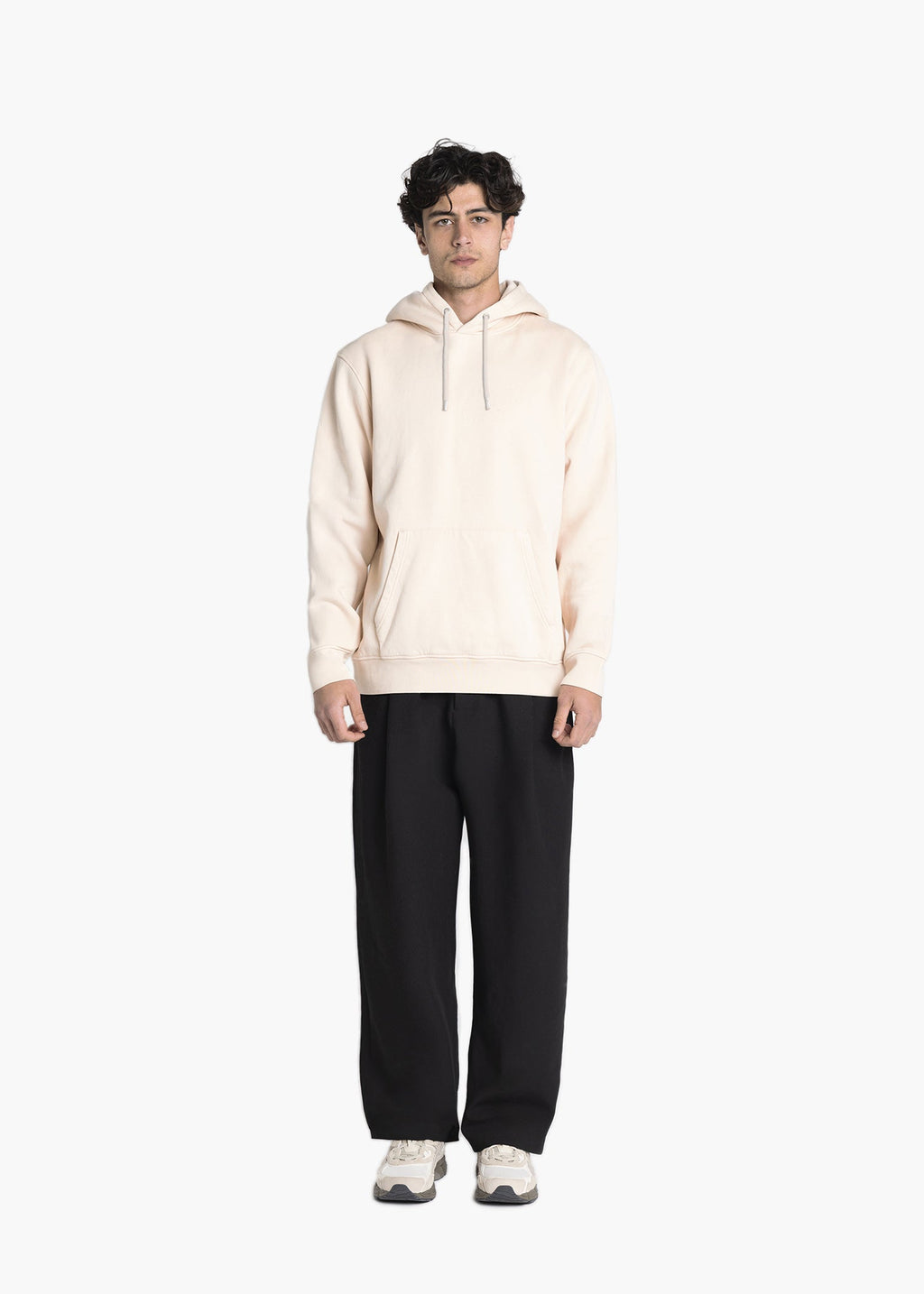 Organic cotton hooded sweatshirt