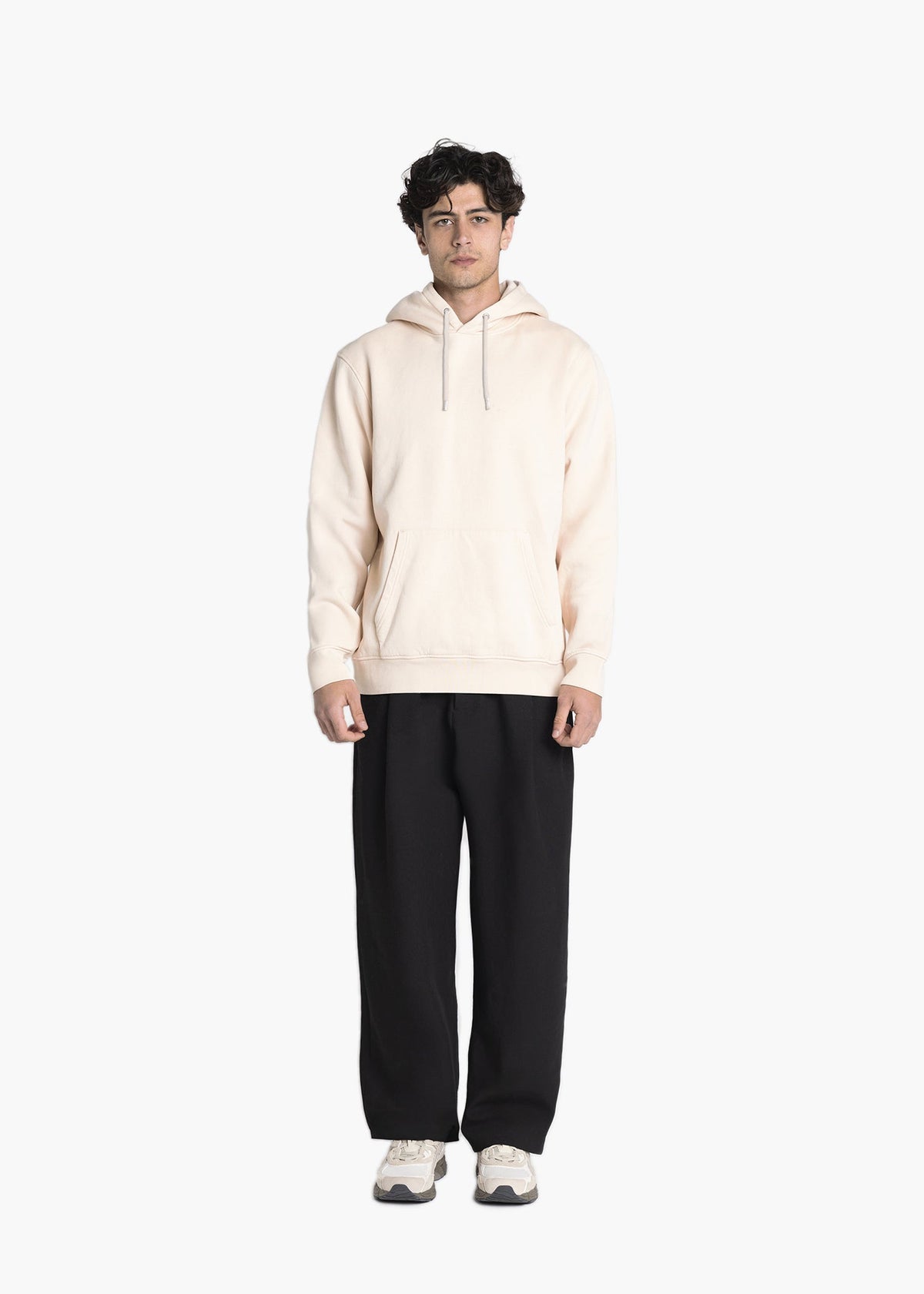 Organic cotton hooded sweatshirt