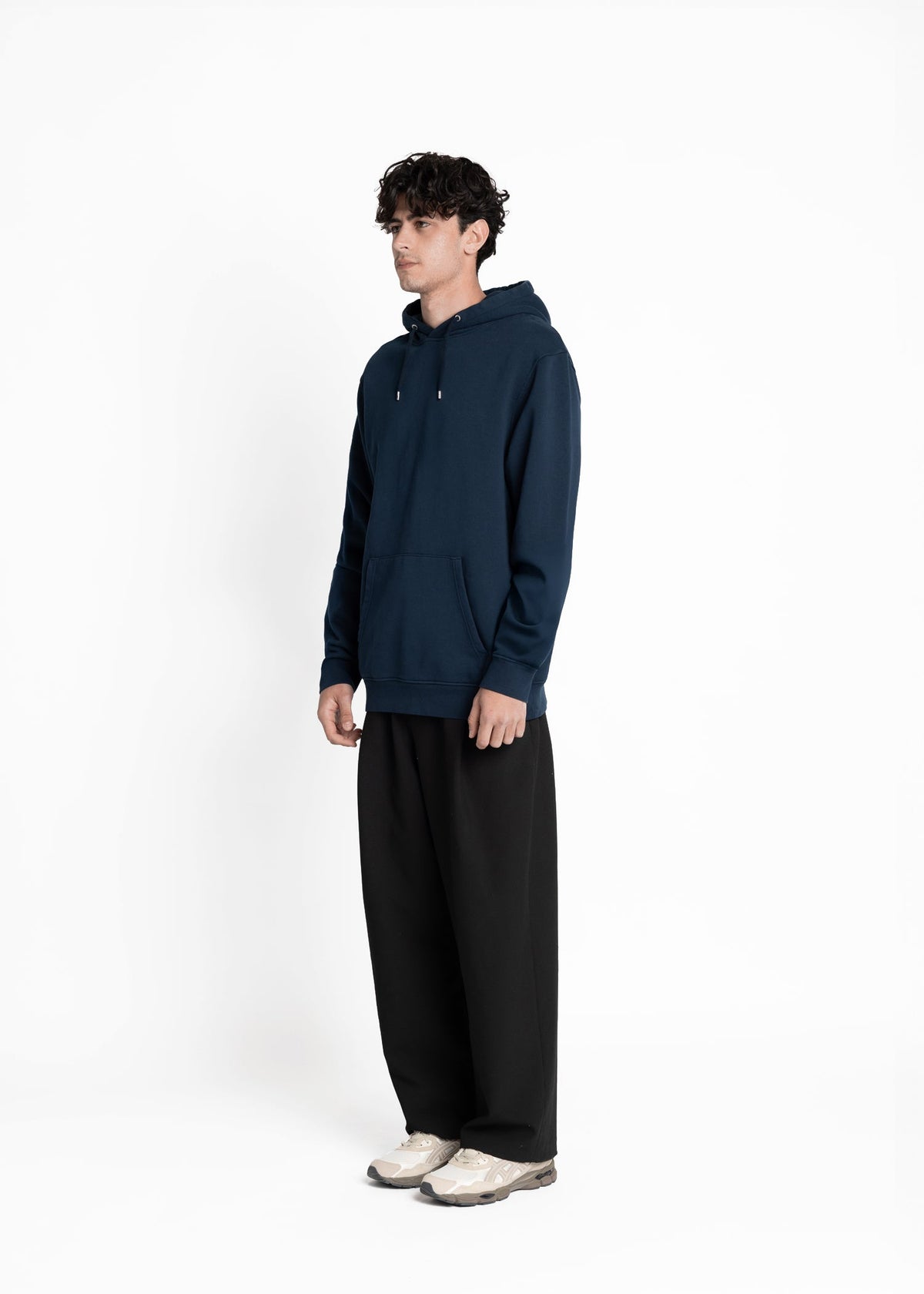 Organic cotton hooded sweatshirt