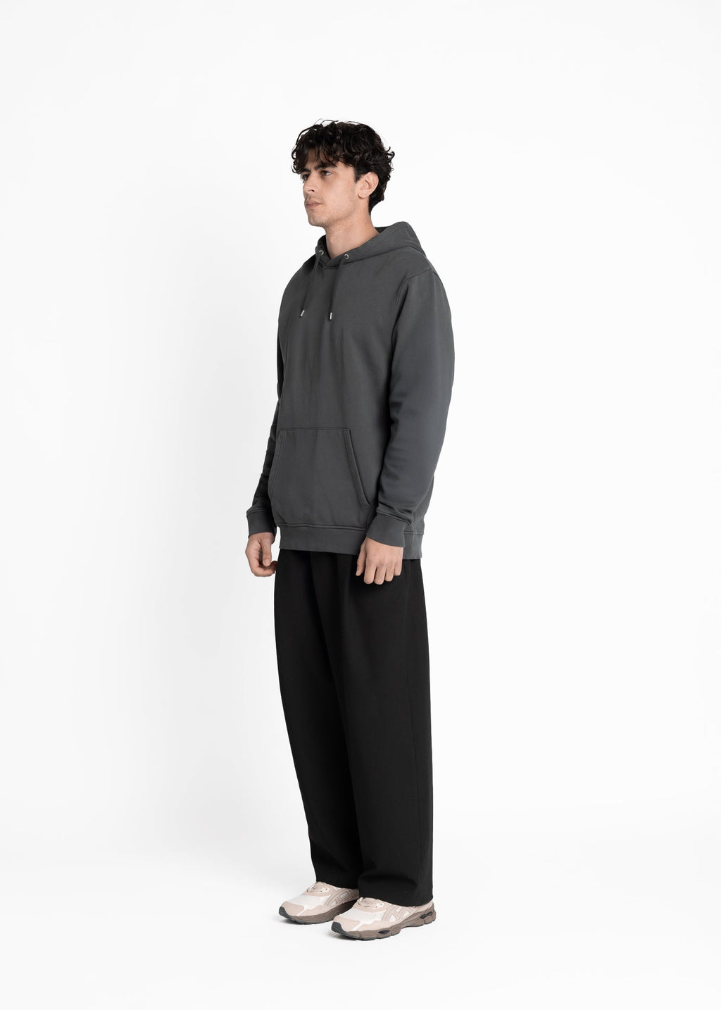Organic cotton hooded sweatshirt