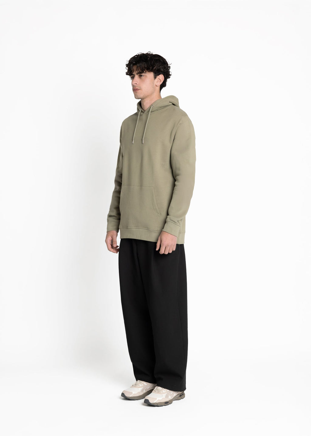 Organic cotton hooded sweatshirt