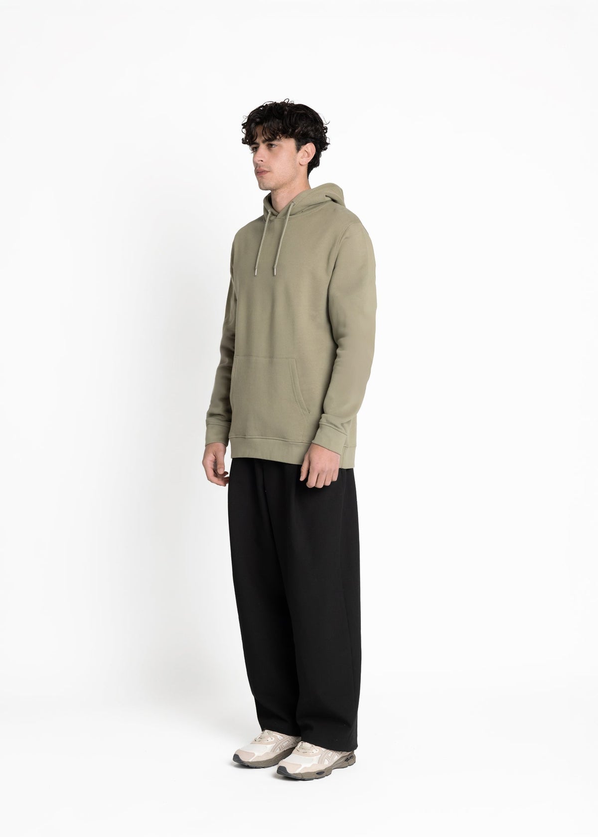 Organic cotton hooded sweatshirt