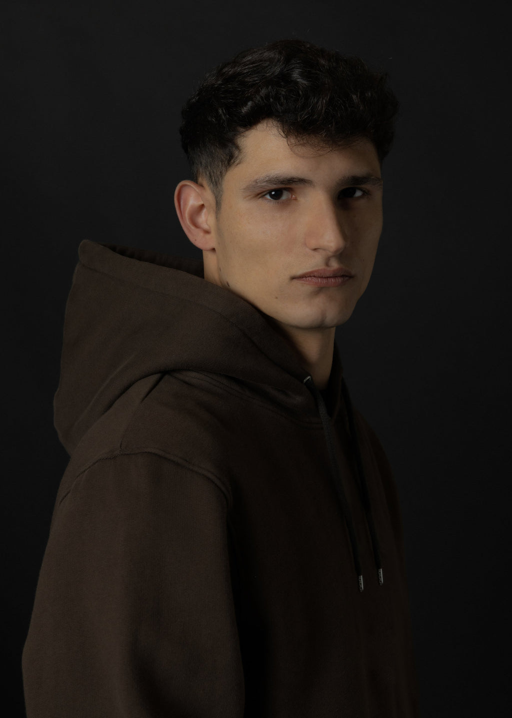 Organic cotton hooded sweatshirt
