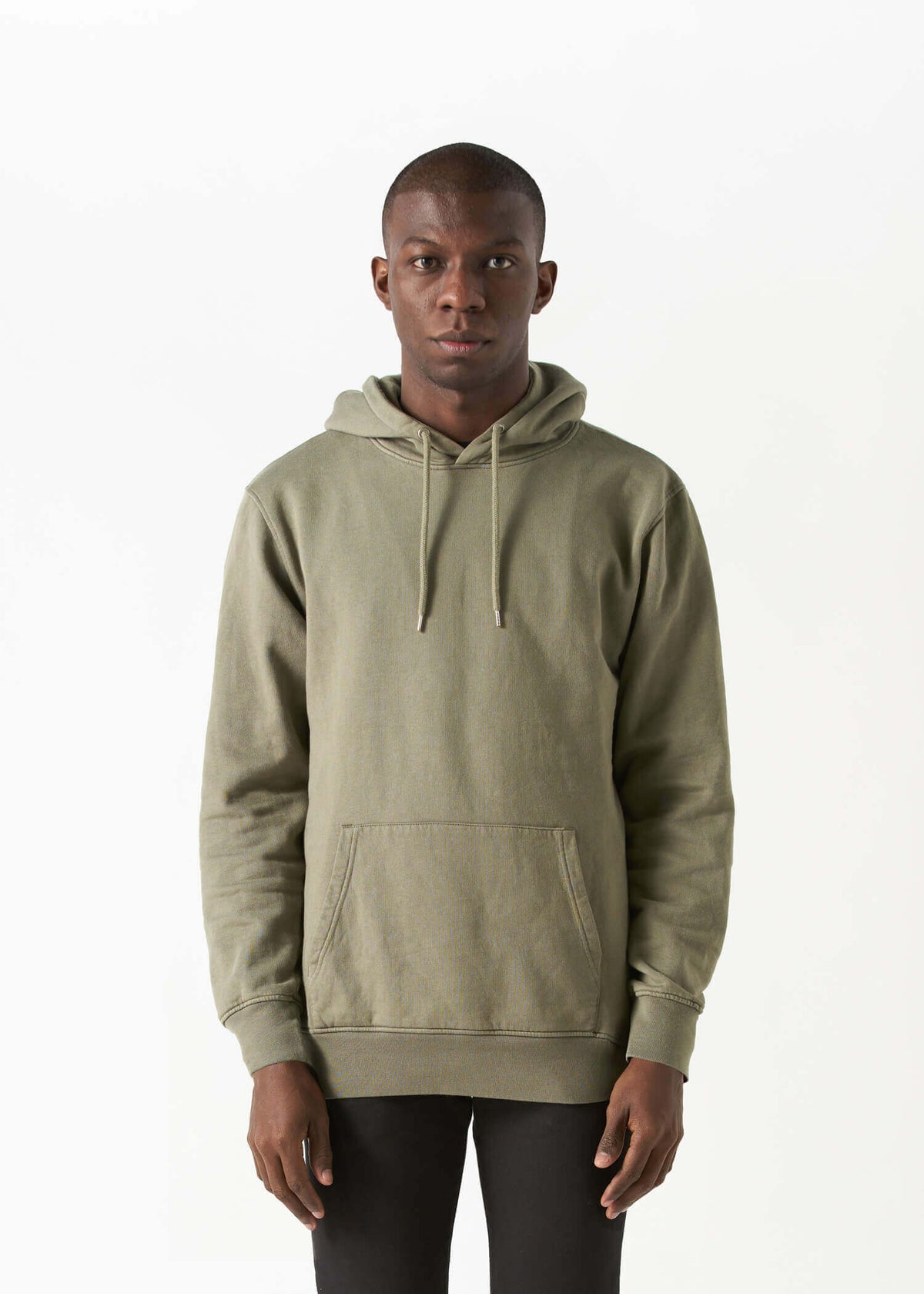Organic cotton hooded sweatshirt