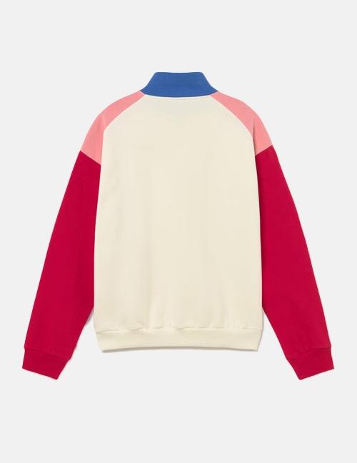 KAOTIKO AIR BREEZE Crewneck Sweatshirt - Ivory/Blue/Pink/Red