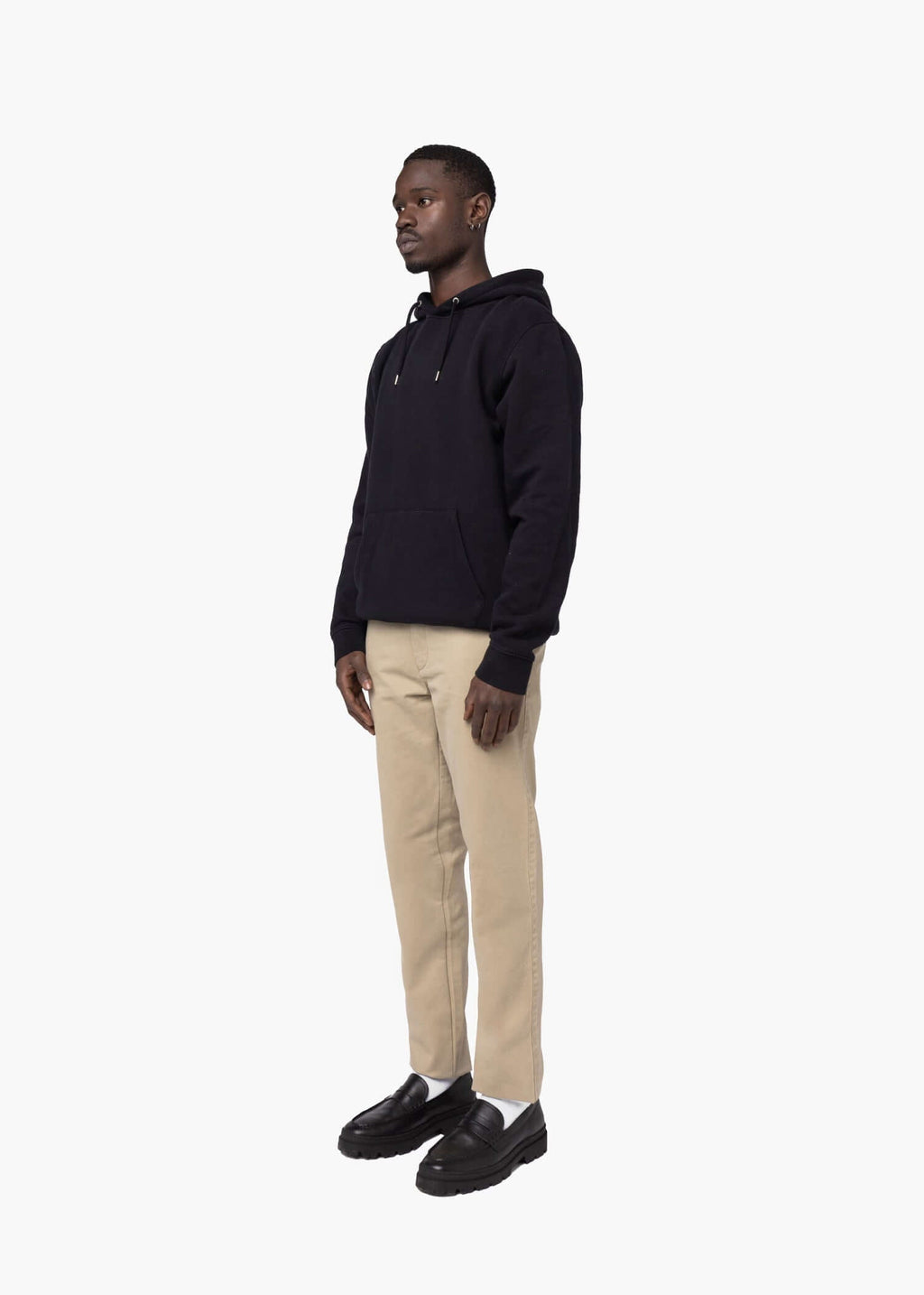 Organic cotton hooded sweatshirt