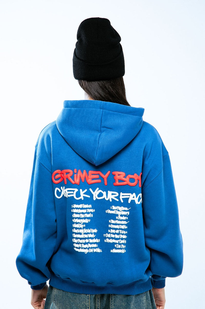 Grimey Boxy Grimey Boys Hoodie Blue