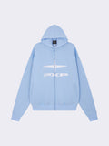 Sudadera con Capucha y Cremallera Essentials Azul Cashmere