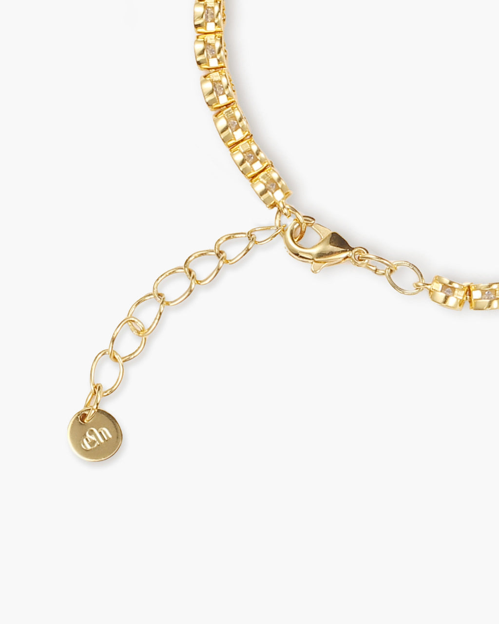 Pulsera de tenis en oro