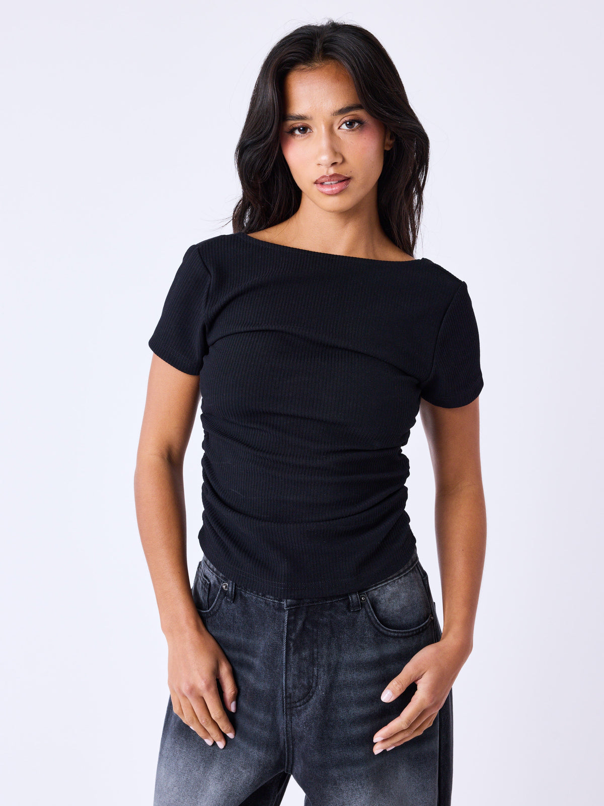 Black Lily Top