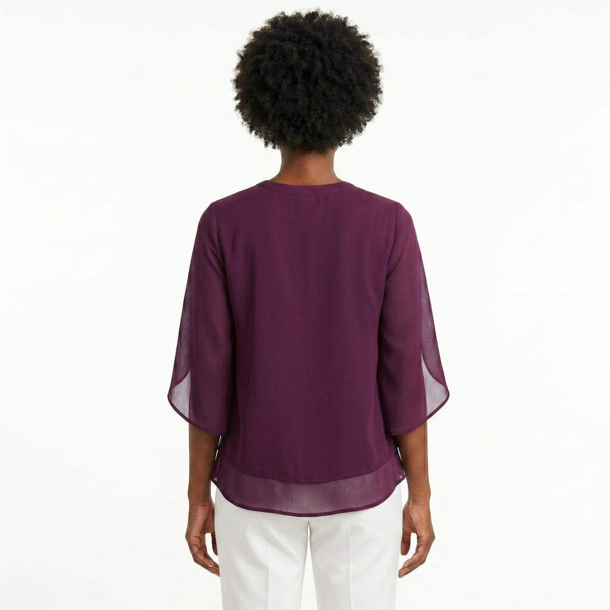 Francisca | Blusa con mangas de volantes