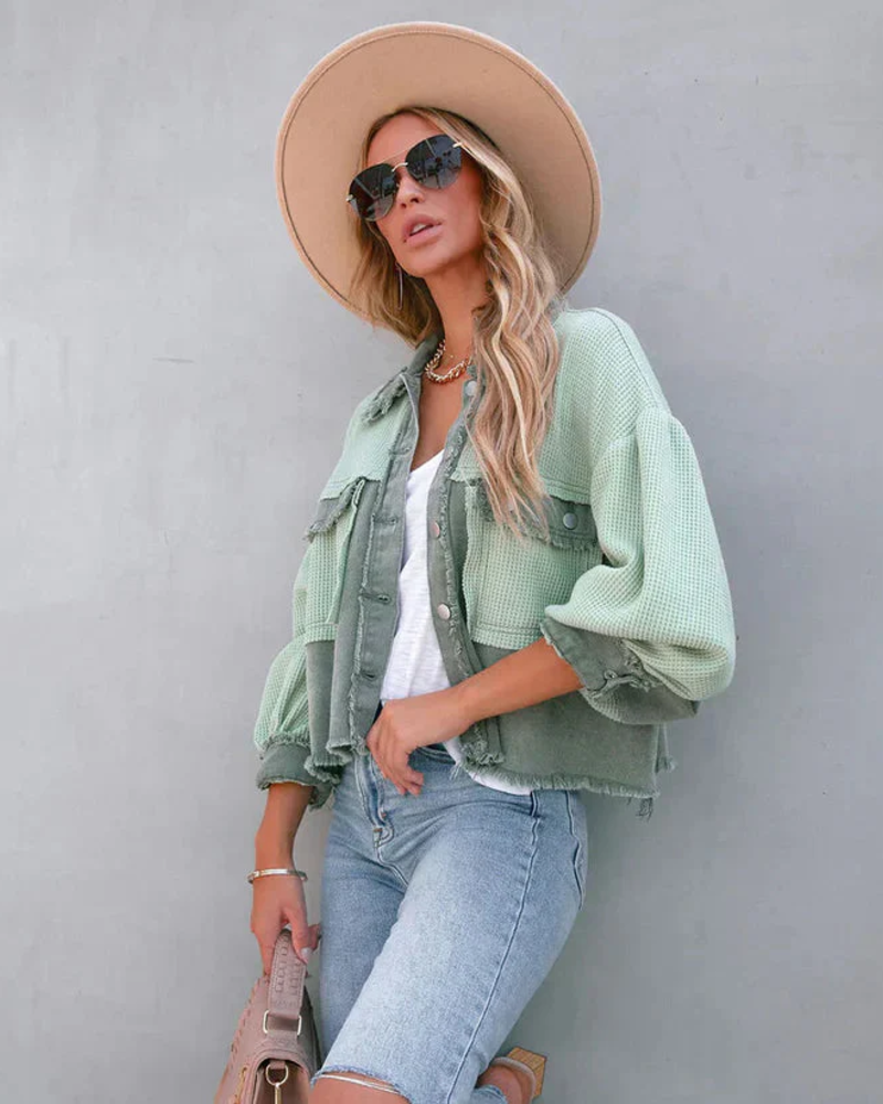 Sandra | Chaqueta vaquera corta para mujer