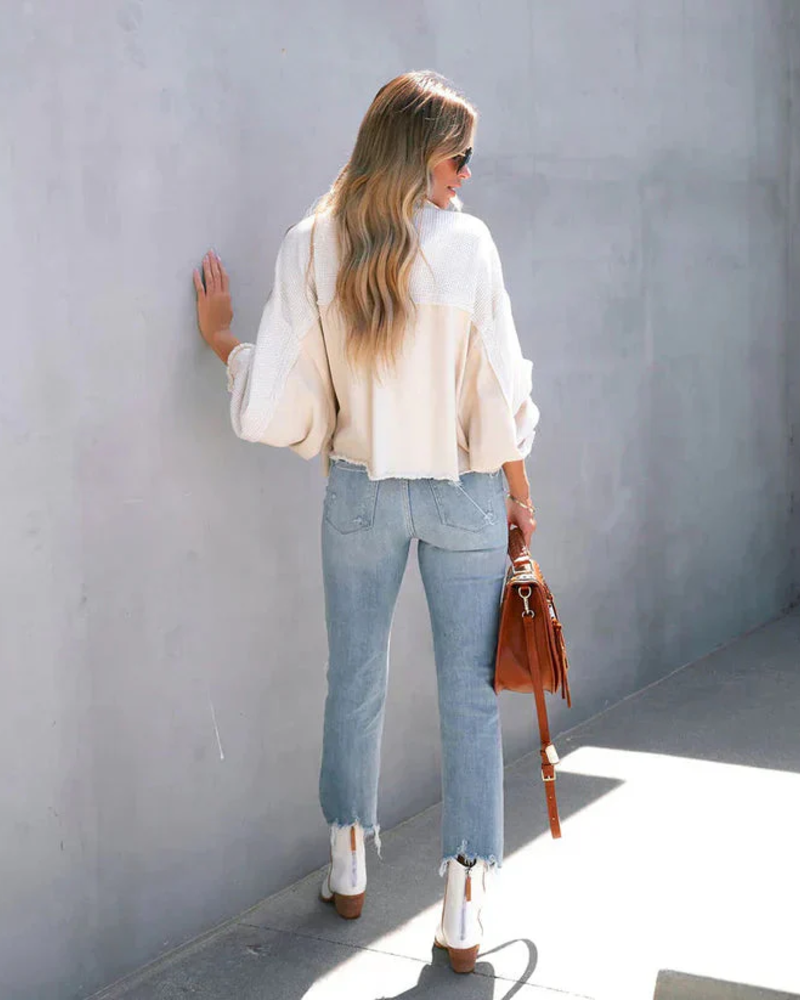 Sandra | Chaqueta vaquera corta para mujer