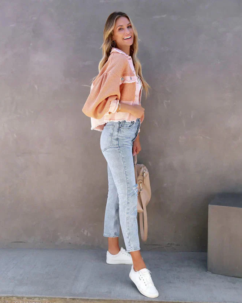 Sandra | Chaqueta vaquera corta para mujer